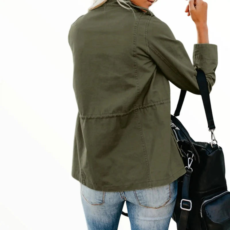 MILI | Utility Stijl Damesjack – Stoer en Praktisch