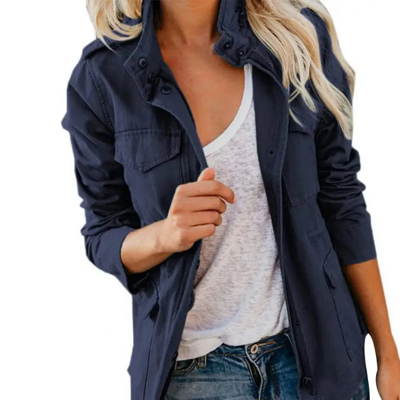 MILI | Utility Stijl Damesjack – Stoer en Praktisch